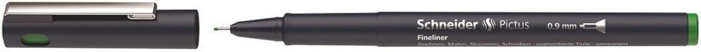 Cienkopis SCHNEIDER Pictus, 0,9 mm, zielony