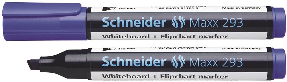 Marker do tablic SCHNEIDER Maxx 293, ścięty, 2-5 mm, niebieski