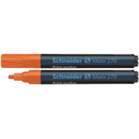 Marker olejowy SCHNEIDER Maxx 270, okrągły, 1-3 mm, pomarańczowy