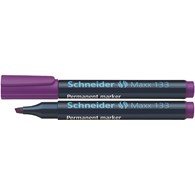 Marker permanentny SCHNEIDER Maxx 133, ścięty, 1-4 mm, fioletowy