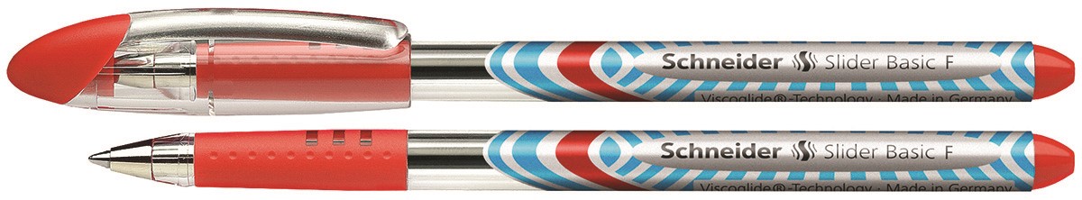Długopis SCHNEIDER Slider Basic, F, czerwony