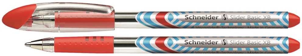 Długopis SCHNEIDER Slider Basic, XB, czerwony