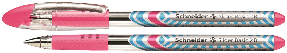 Długopis SCHNEIDER Slider Basic, XB, różowy