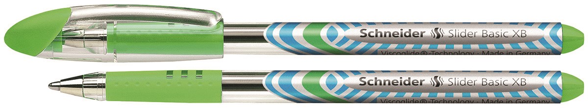 Długopis SCHNEIDER Slider Basic, XB, jasnozielony