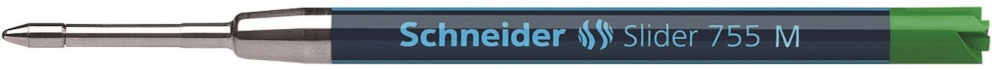 Wkład Slider 755 do długopisu SCHNEIDER , M, format G2, zielony