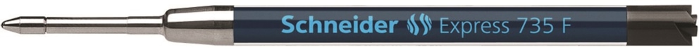 Wkład Express 735 do długopisu SCHNEIDER , F, format G2, czarny