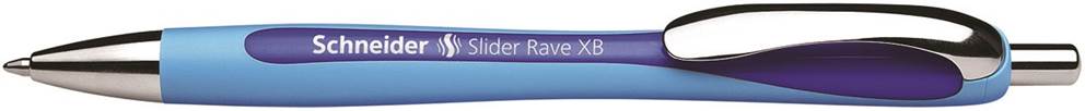 Długopis automatyczny SCHNEIDER Slider Rave, XB, niebieski