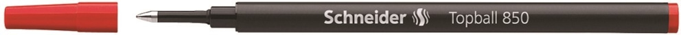 Wkład do pióra kulkowego SCHNEIDER Topball 850, 0,5 mm, czerwony