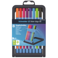 Zestaw długopisów SCHNEIDER Slider Edge, XB, 8 szt., miks kolorów