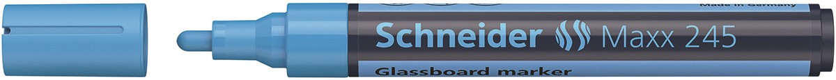 Marker do szklanych tablic SCHNEIDER Maxx 245, 2-3mm, niebieski