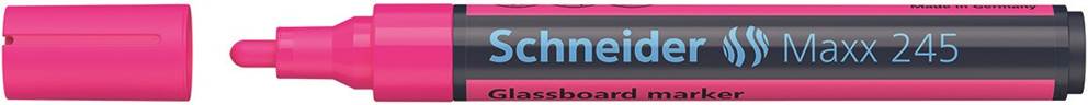 Marker do szklanych tablic SCHNEIDER Maxx 245, 2-3mm, różowy