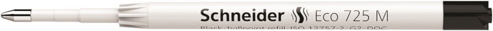 Wkład Eco 725 do długopisu SCHNEIDER, M, czarny