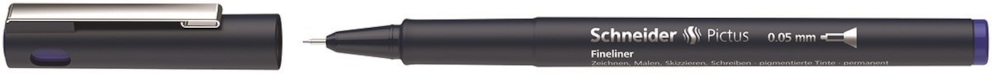 Cienkopis SCHNEIDER Pictus, 0,05 mm, niebieski