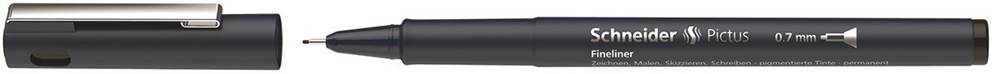 Cienkopis SCHNEIDER Pictus, 0,7 mm, czarny