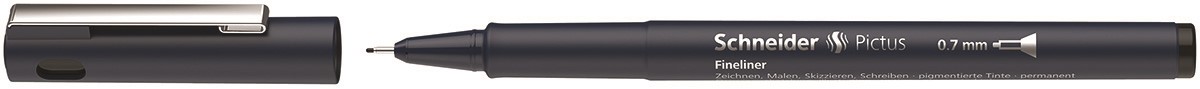Cienkopis SCHNEIDER Pictus, 0,7 mm, czarny