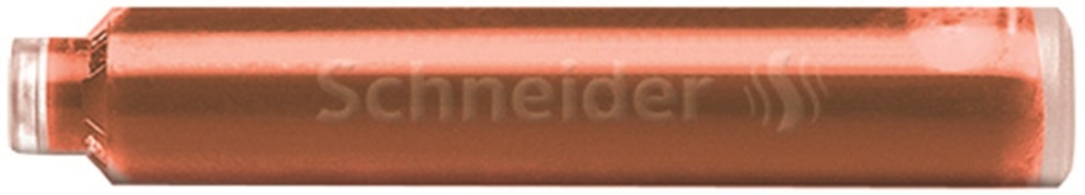 Naboje do piór SCHNEIDER, 6 szt., apricot / morelowy