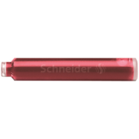 Naboje do piór SCHNEIDER, 6 szt., blush / ciemnoróżowy