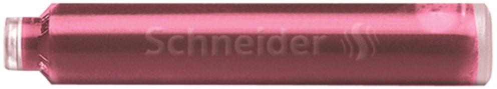 Naboje do piór SCHNEIDER, 6 szt., rose / pudrowy róż