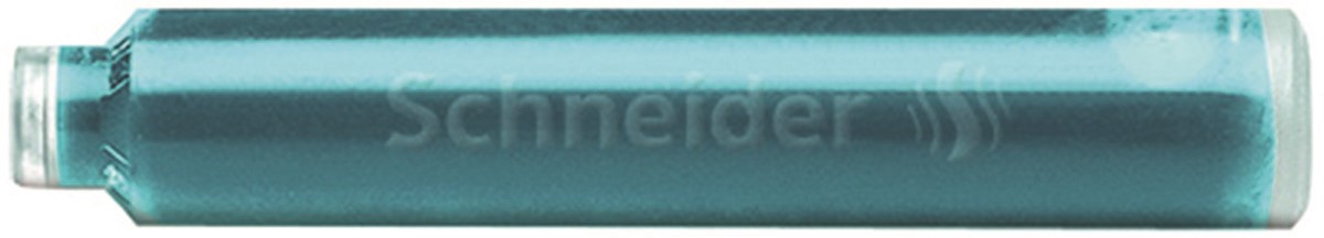 Naboje do piór SCHNEIDER, 6 szt., bermuda blue / morski
