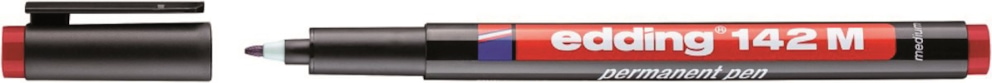 Foliopis e-142 M EDDING, 1mm, czerwony