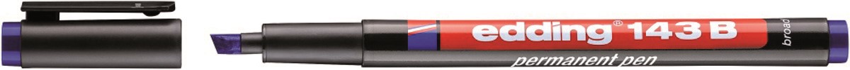 Foliopis permanentny e-143 B EDDING, 1-3mm, niebieski