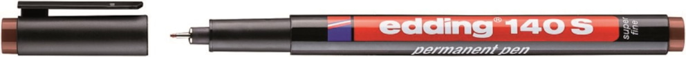 Foliopis e-140 S EDDING, 0,3mm, brązowy