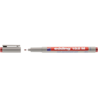 Marker zmywalny e-152 M EDDING, 1mm, czerwony
