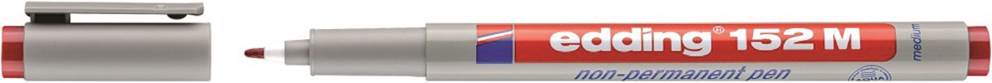 Marker zmywalny e-152 M EDDING, 1mm, czerwony
