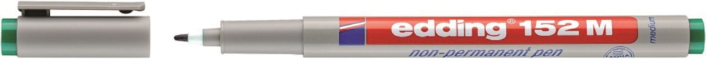 Marker zmywalny e-152 M EDDING, 1mm, zielony