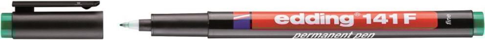 Foliopis permanentny e-141 F EDDING, 0,6mm zielony