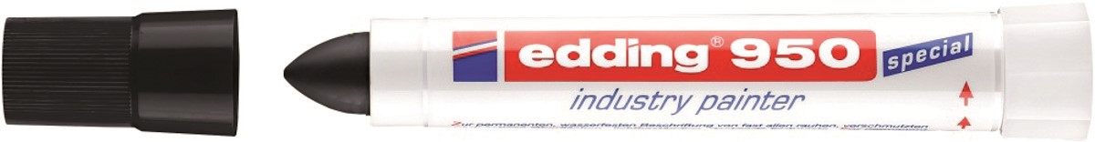 Marker przemysłowy w paście e-950 EDDING, 10mm, czerwony