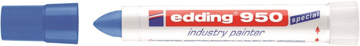 Marker przemysłowy w paście e-950 EDDING, 10mm, niebieski