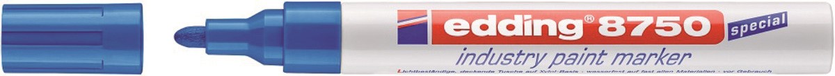 Marker olejowy przemysłowy e-8750 EDDING, 2-4mm, niebieski