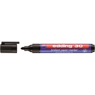 Marker do papieru e-30 EDDING, 1,5-3mm, czarny