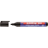 Marker do papieru e-30 EDDING, 1,5-3mm, czarny