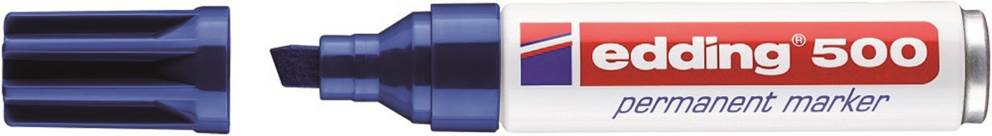 Marker permanentny e-500 EDDING, 2-7mm, niebieski