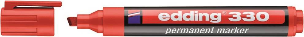 Marker permanentny A8 e-330 EDDING, czerwony