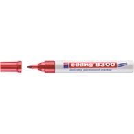 Marker permanentny przemysłowy e-8300 EDDING, 1,5-3mm, czerwony