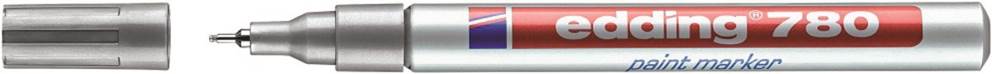 Marker olejowy e-780 EDDING, 0,8mm, srebrny