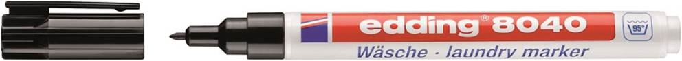 Marker do tkanin e-8040 EDDING, 1 mm, czarny