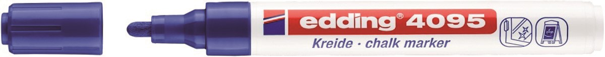 marker kredowy e-4095 EDDING, 2-3mm, niebieski