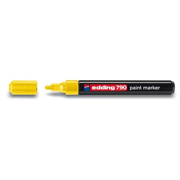 Marker olejowy e-790 EDDING, 2-3 mm, żółty