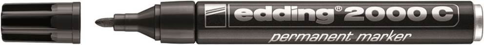 Marker permanentny e-2000c EDDING, 1,5-3mm, czarny