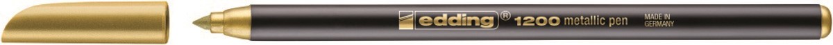 Pisak metaliczny e-1200 EDDING, 1-3mm, złoty