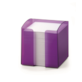 TREND pojemnik z karteczkami  purpurowy przezroczysty