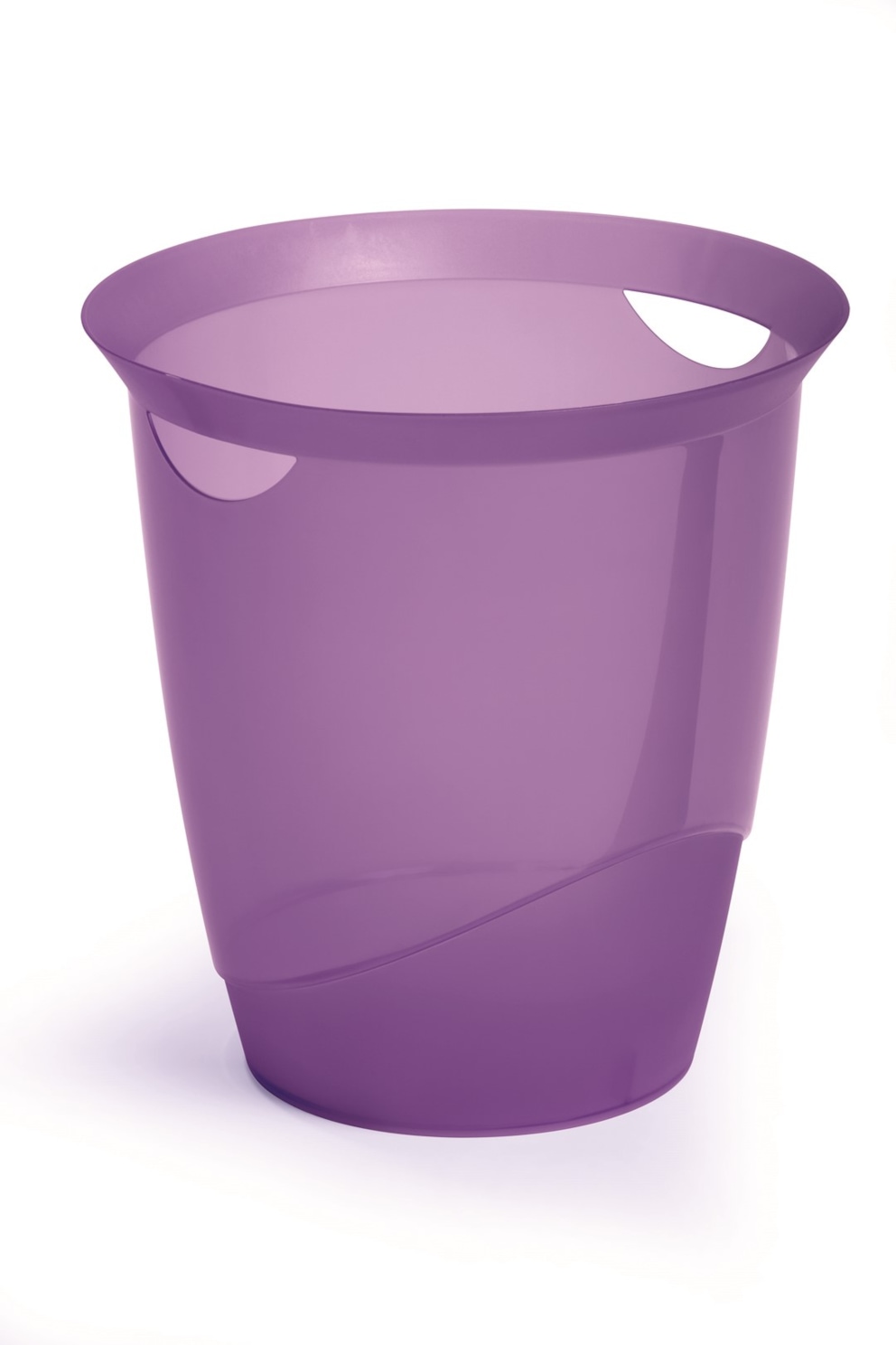 TREND kosz na śmieci 16 l  purpurowy przezroczysty