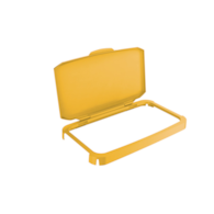 DURABIN LID 60 uchylna pokrywa do pojemnika 60 l      żółty