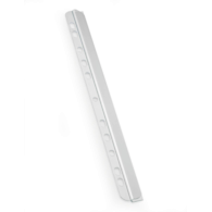 Grzbiet zaciskowy A4, na 30 kartek, z perforacją do segr. - opakowanie detaliczne przezroczysty op. (8 szt.)