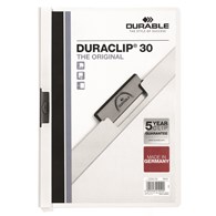 DURACLIP® Original 30, skoroszyt zaciskowy A4, 1-30 kart. biały