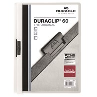 DURACLIP® Original 60, skoroszyt zaciskowy A4, 1-60 kart. biały